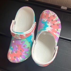 Rainbow Crocs